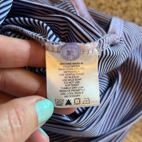 Bobby Jones Performance Mini Feed Stripe Short Sleeve Polo Shirt XXL - Picture 8 of 8